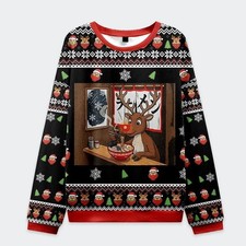 Reindeer Eating Ramen