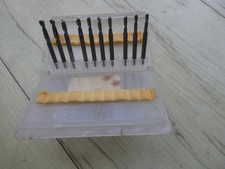 BOX OF 10 USED CIRBO MICRO DRILL BITS in box