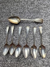 George iii set six silver - six,