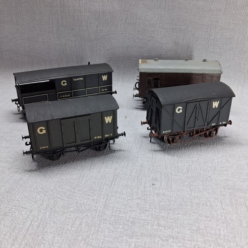 Lot gwr vans wagons - x,