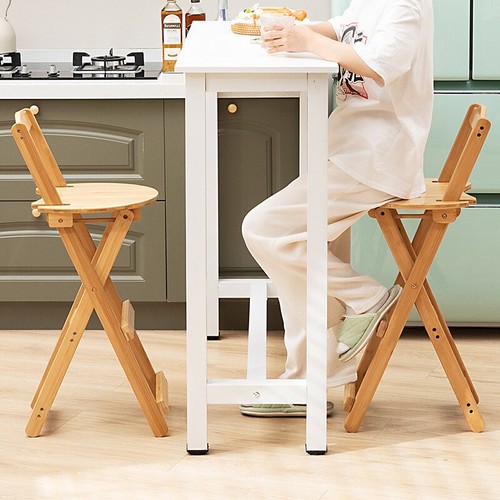 Wooden folding bar stool - bar,