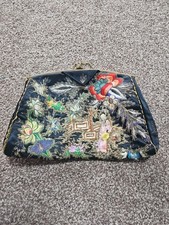 Vintage 1930s?  Art Deco Evening Bag or Purse with Chinese Embroidery.