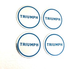 YKC1334K - TRIUMPH SPITFIRE GT6 TR7 TR8  WHEEL CENTRE BADGE CAR SET YKC1334