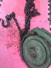 Vintage Yale Ton Pulley Block Heavy Duty