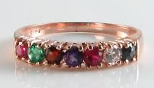 CLASSIC 9K 9CT ROSE GOLD REGARDS BAND ETERNITY VINTAGE INS RING FREE RESIZE 