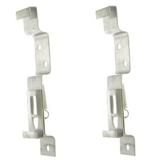 2 x Maypole Number Plate Holder Clamp Bracket Clips for Trailer Caravan Horsebox