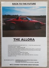 Allora Startos Kit Car Brochure / Leaflet c.1987 - Lancia Beta Based