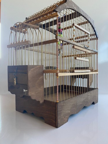 Hand made bird cage - made, mule