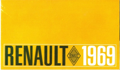 Renault range 1968 1969 - renault,