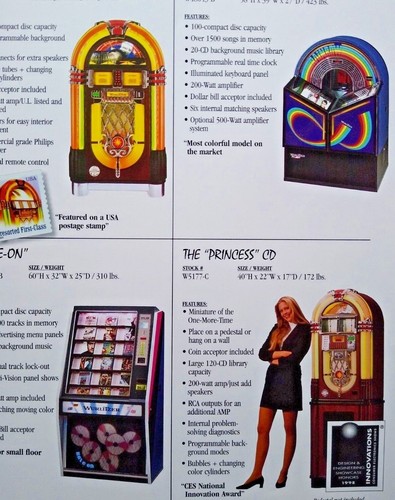 Wurlitzer jukebox flyer shows - wurlitzer,