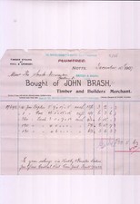 JOHN BRASH, Notts. Timber &