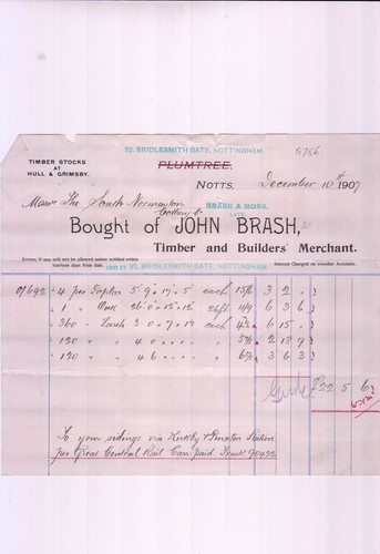 John brash notts - timber, &