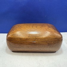 Rosewood cigarette box hinged - rosewood,