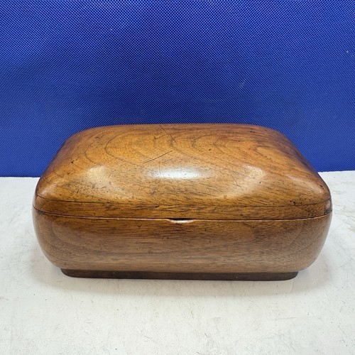 Rosewood cigarette box hinged - rosewood,