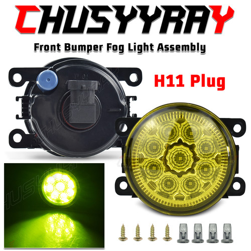 Led yellow pair front fog - pair,