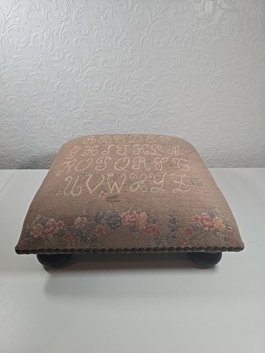 Vintage fabric top - fabric, wooden