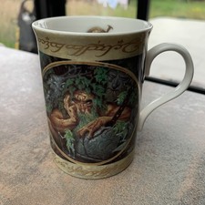 THE ENTS AT ISENGARD - DANBURY MINT - THE LORD OF THE RINGS COLLECTOR MUG 1999 