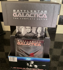 BATTLESTAR GALACTICA THE COMPLETE SERIES BOXSET BLU RAY WITH CYLON FIGURINE