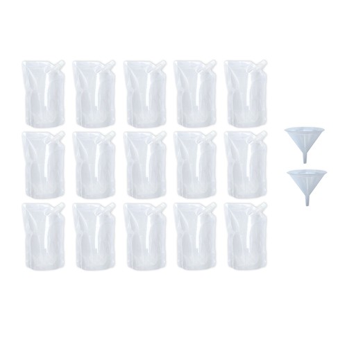 Yukiyi 15pcs 500ml refillable - 15pcs,
