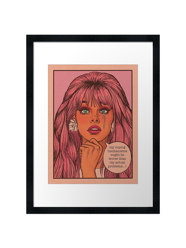 Coping mechanism framed wall - coping,