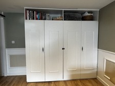 Wall Bed King - Murphy Bed - Pull Down DOUBLE bed With Simba Double Mattress 