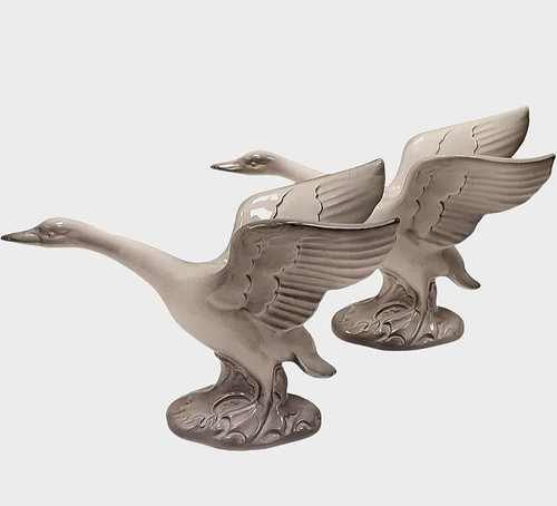 Pair porcelain alcobaca - pair,