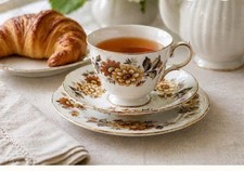 Vintage tea cup trio queen - vintage,