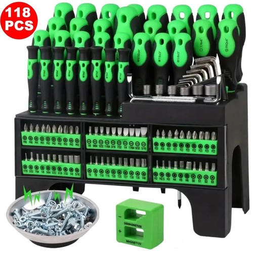 118 piece magnetic screwdriver - piece,