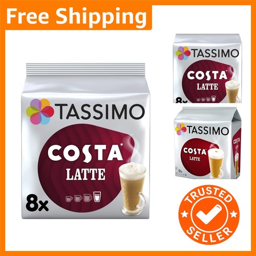Costa latte coffee pods - costa, 8