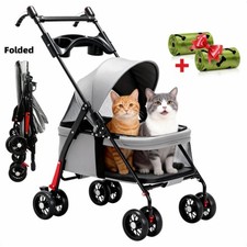 Foldable Pet Stroller 4-Wheel