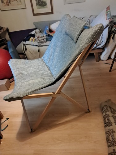 Collapsible patio chair - collapsible,