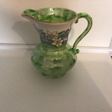 Maling Jug In Green Lustre