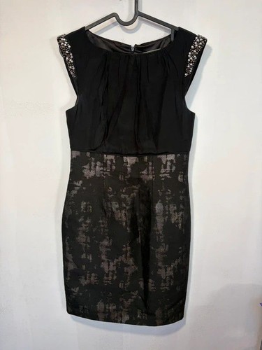 Mint velvet black shift dress - black,