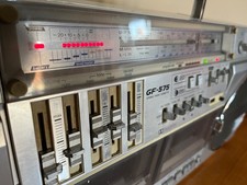 Sharp GF575 Boombox. Twin Deck Radio Cassette. Part Working Repair Spares GF-575