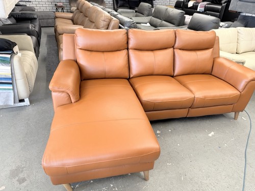 Leather electric recliner - leather,