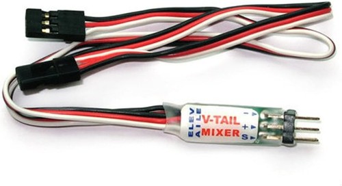 Tail mixer for flying - v-tail,