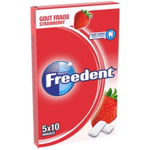 Freedent chewing gum fraise - chewing-gum,