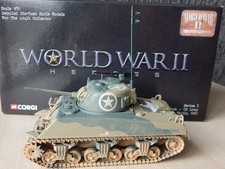 M4A3 SHERMAN TANK U.S ARMY SICILY ITALY 1943 CORGI World War II Heroes CC51006