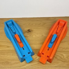 PAIR - Genuine Hot wheels Launchers - Adjustable Speed - Elastic Band Operated