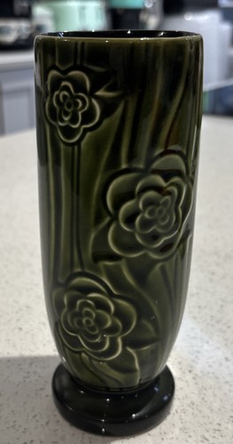 Vintage sylvac green glazed - green,