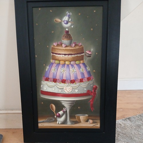 Peter smith bake off - peter, framed