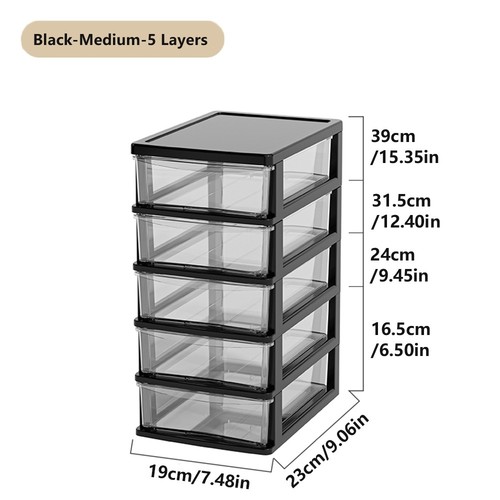 Large plastic drawer storage - 4,