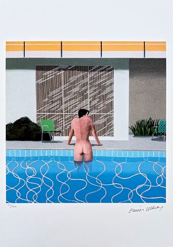 David hockney peter getting - hockney,