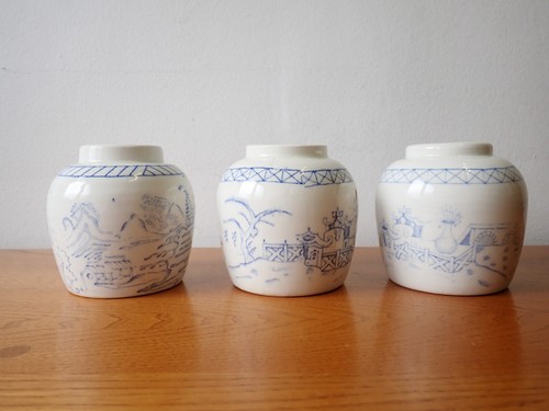 Blue and white - white, chinese
