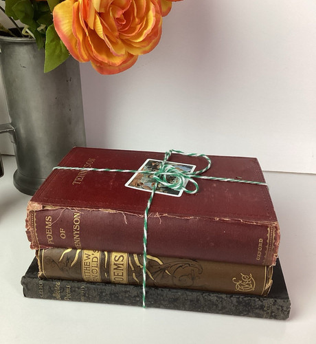 Antique poetry book lot - poetry,
