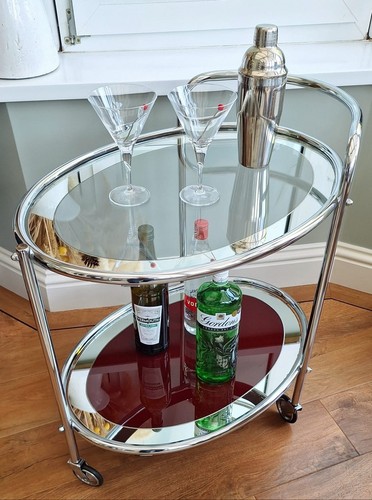 Art deco rolling bar drinks - deco,