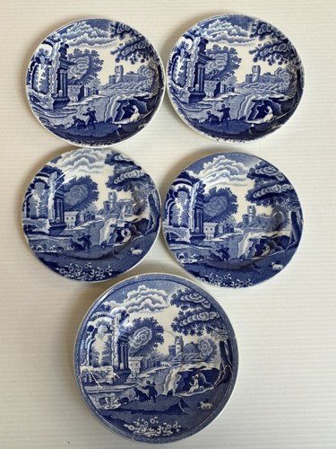 Blue and white spode - white,
