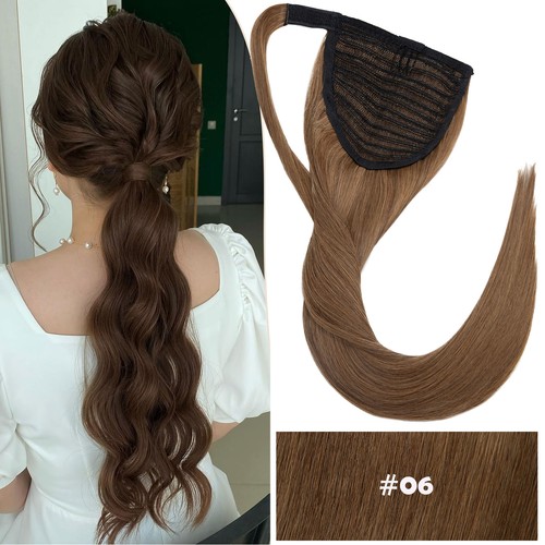 Wrap around clip ponytail - clip, in