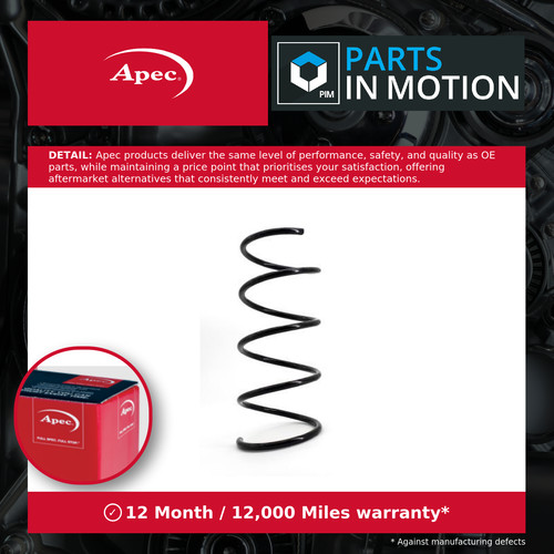Coil spring front acs1014 apec - spring,