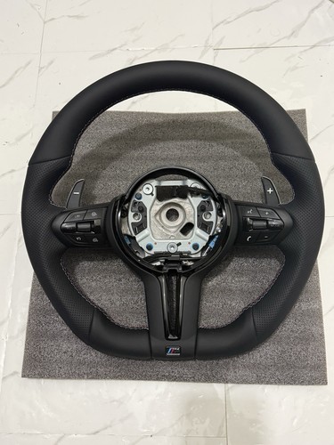 Bmw custom leather flat bottom - custom,